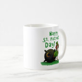 Lucky St. Patrick's Day Dog Kaffeetasse (VorderseiteRechts)