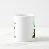 Lucky St. Patrick's Day Dog Kaffeetasse (Mittel)