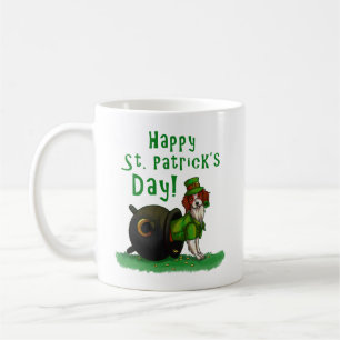Lucky St. Patrick's Day Dog Kaffeetasse