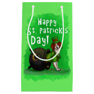 Lucky St. Patrick's Day Dog Kleine Geschenktüte