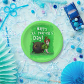 Lucky St. Patrick's Day Dog Pappteller (Party)