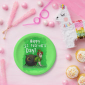 Lucky St. Patrick's Day Dog Pappteller (Party)