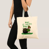 Lucky St. Patrick's Day Dog Tragetasche (Vorderseite (Produkt))