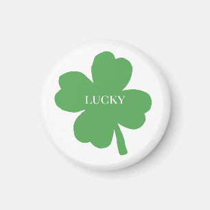 Lucky St Patricks Day Irish Kleeblatt Magnet