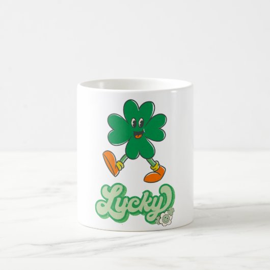 Lucky St. Patrick's Day Kaffeetasse (Mittel)