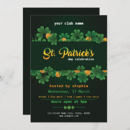 Lucky St. Patrick's Day Party Einladung