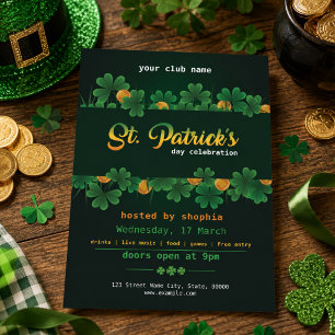 Lucky St. Patrick's Day Party Einladung
