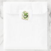 Lucky St Patricks Day Quadratischer Aufkleber (Tasche)