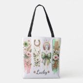 Lucky St. Patrick's Day Tote Bag Tasche (Rückseite)
