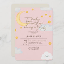 Lucky St Patrick's Girl Pink Baby Shower