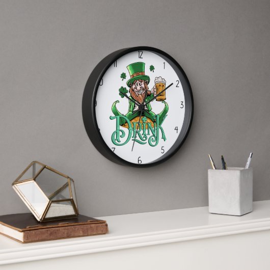 Lucky St Patricks Uhr (Büro)