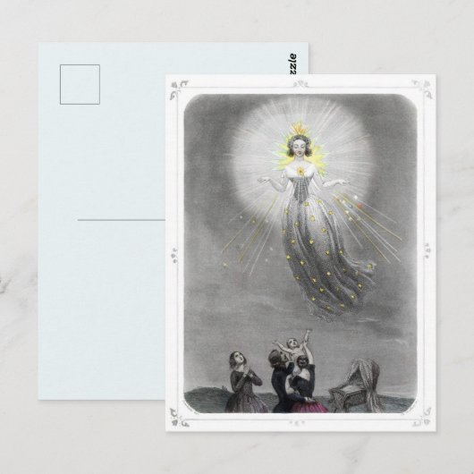 Lucky Star Postkarte (Vorne/Hinten)