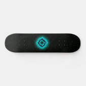 Lucky Star und Asterisk Skateboard (Horizontal)