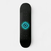 Lucky Star und Asterisk Skateboard (Vorderseite)