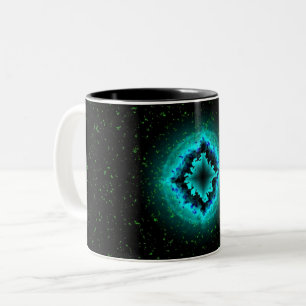 Lucky Star und Asterisk Zweifarbige Tasse