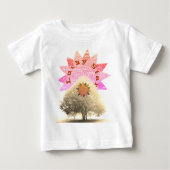 Lucky Star und Tree Baby T-shirt (Vorderseite)