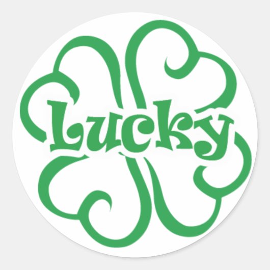 Lucky Sticker (Vorderseite)