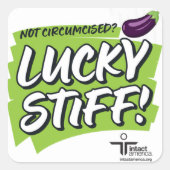 Lucky Stiff — Sticker — grün (Vorderseite)
