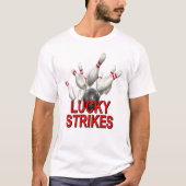Lucky Strikes Bowling T-Shirt (Vorderseite)