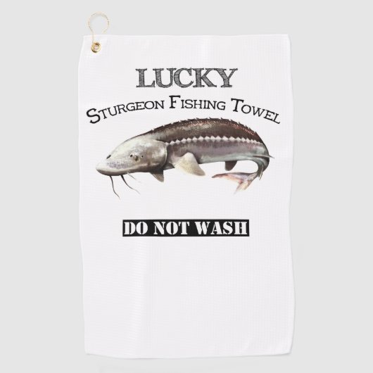 Lucky Sturgeon Handtuch (Vorderseite)