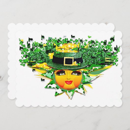 LUCKY SUN! EINLADUNG (Vorne/Hinten)