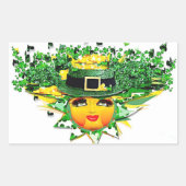 LUCKY SUN! RECHTECKIGER AUFKLEBER (Vorderseite)