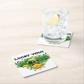 LUCKY SUN! RECHTECKIGER PAPPUNTERSETZER (Vor Ort)