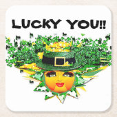 LUCKY SUN! RECHTECKIGER PAPPUNTERSETZER (Vorderseite)