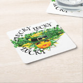 LUCKY SUN! RECHTECKIGER PAPPUNTERSETZER (angewinkelt)