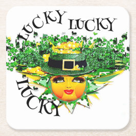 LUCKY SUN! RECHTECKIGER PAPPUNTERSETZER