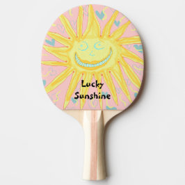 Lucky Sunshine Ping Pong Paddle Tischtennis Schläger