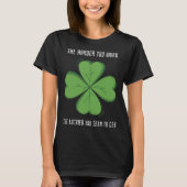 Lucky Teacher St Patrick's Day Harder Work Luckier T-Shirt (Vorderseite)