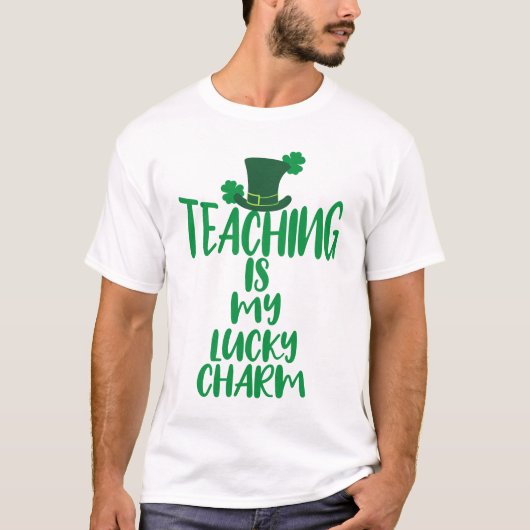 Lucky Teacher Vibes St. Patrick's Day Edition T-Shirt (Vorderseite)
