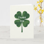 Lucky Thank You Clover Card Karte (Gelbe Blume)