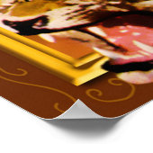 Lucky Tiger Poster (Ecke)