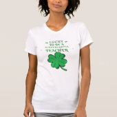 LUCKY TO BE KINDERGARTEN LEHRER St Patrick's T-Shirt (Vorderseite)