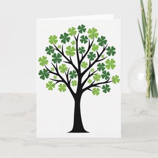Lucky Tree Art Card Karte (Vorderseite)