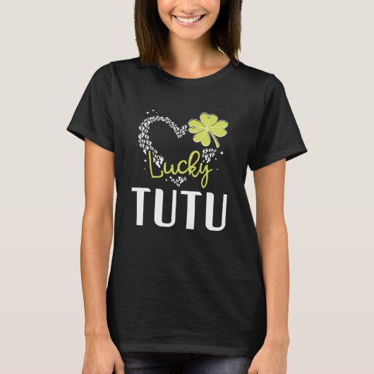 Lucky Tutu St Patricks Day womens T-Shirt (Vorderseite)