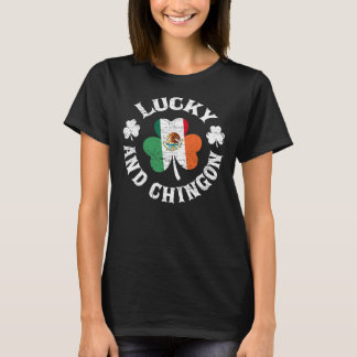Lucky und Chingon Mexican Irish Cinco De Mayo Sham T-Shirt