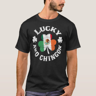 Lucky und Chingon Mexican Irish Cinco De Mayo Sham T-Shirt