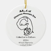 Lucky und Kimba 2014 Keramik Ornament (Vorne)