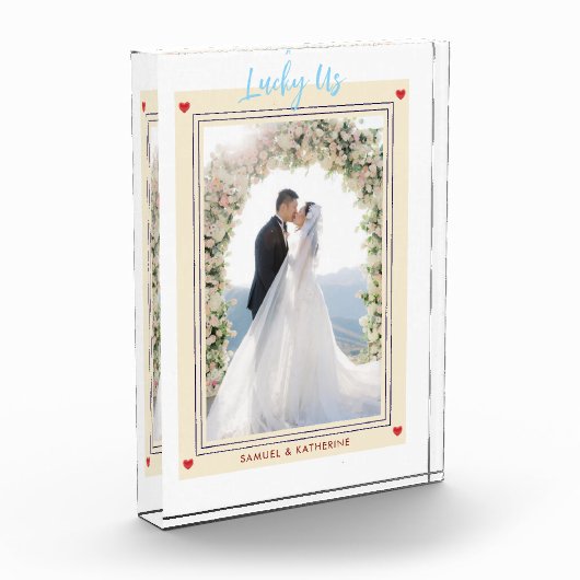Lucky Us Romantic Wedding Fotoblock (Links)