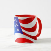 Lucky USA Elephant Tasse von NickysArt (VorderseiteRechts)