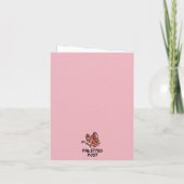 Lucky Valentine's Day Card Dankeskarte (Rückseite)