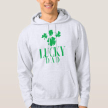 Lucky Vater Hoodie - Kleeblatt Style für einen Sup