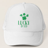 Lucky Vater Trucker Hat - Kleeblatts & Style Truckerkappe (Vorderseite)
