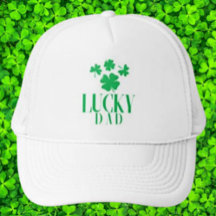 Lucky Vater Trucker Hat - Kleeblatts & Style
