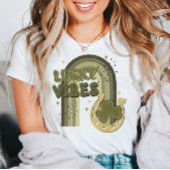 Lucky Vibes Boho Rainbow St Patrick's Day Irish T-Shirt