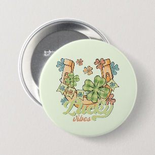 Lucky Vibes - farbenfrohe Kleidung & Golden Horses Button