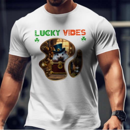 Lucky Vibes - Green Glow Dance Party T-Shirt
